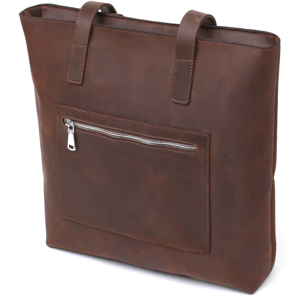 Сумка Shvigel Вінтажна шопер Коричнева (16349) - зображення 2