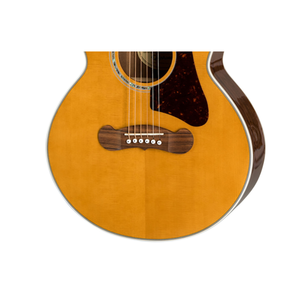 Гітара електроакустична Epiphone J-200 EC Studio Parlor Vintage Natural (234842) - зображення 2