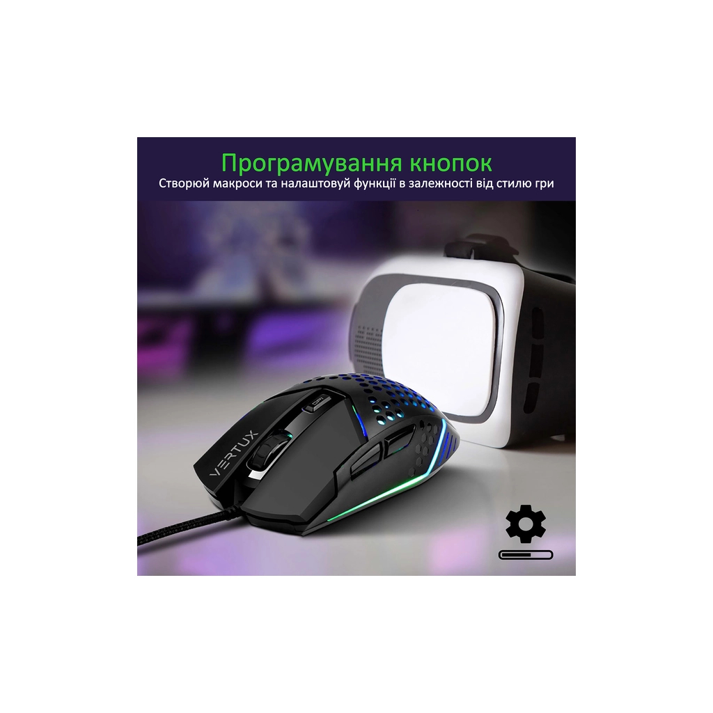 Мишка Vertux Katana USB Black (katana.black) - зображення 5