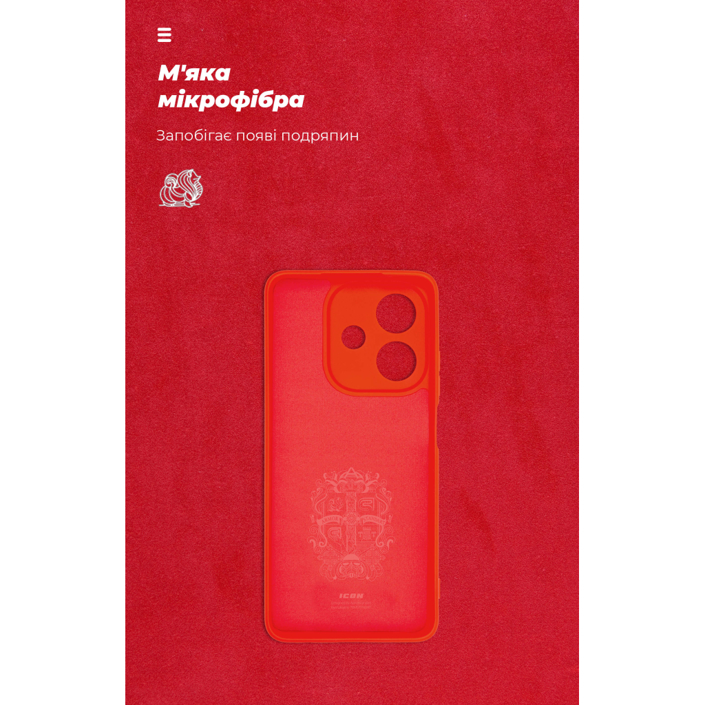 Чохол до мобільного телефона Armorstandart ICON OPPO A3 4G / A3x 4G Camera cover Red (ARM80885) - зображення 4