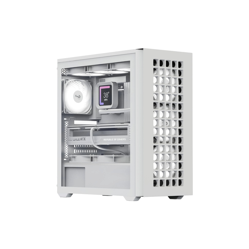 Корпус AeroCool D502A-G-WT-v1 White (ACCM-DS02043.21) - зображення 1