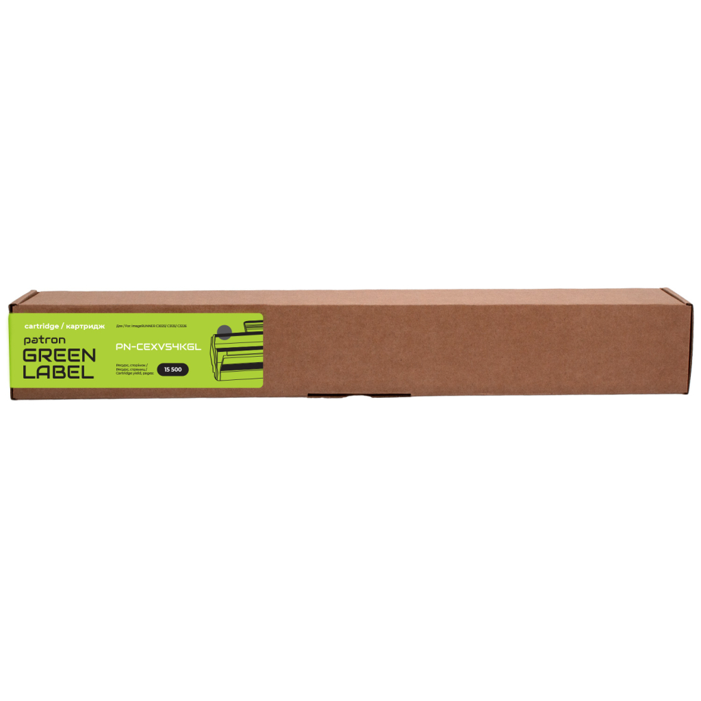 Тонер-картридж Patron Canon C-EXV54 Green Label, Black (PN-CEXV54KGL) - зображення 2