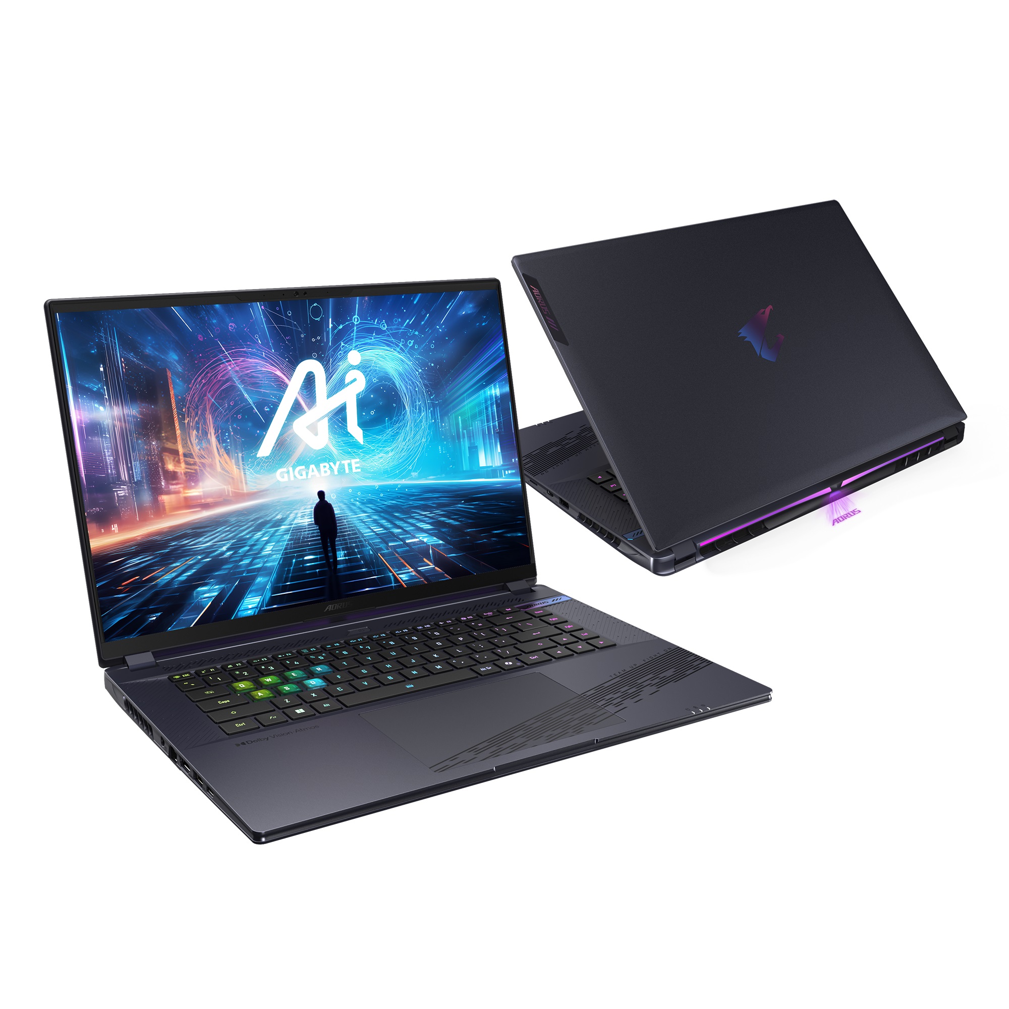 Ноутбук Gigabyte Aorus 16X ASG 2024 (AORUS 16X ASG-53UAC54SD) Midnight Gray - зображення 2