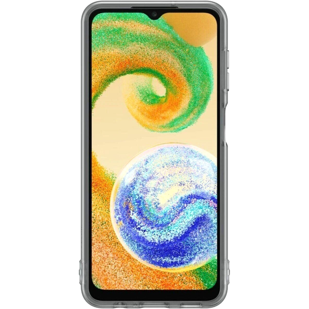 Чохол до мобільного телефона Samsung Samsung A04s Soft Clear Cover Black (EF-QA047TBEGRU) - зображення 3