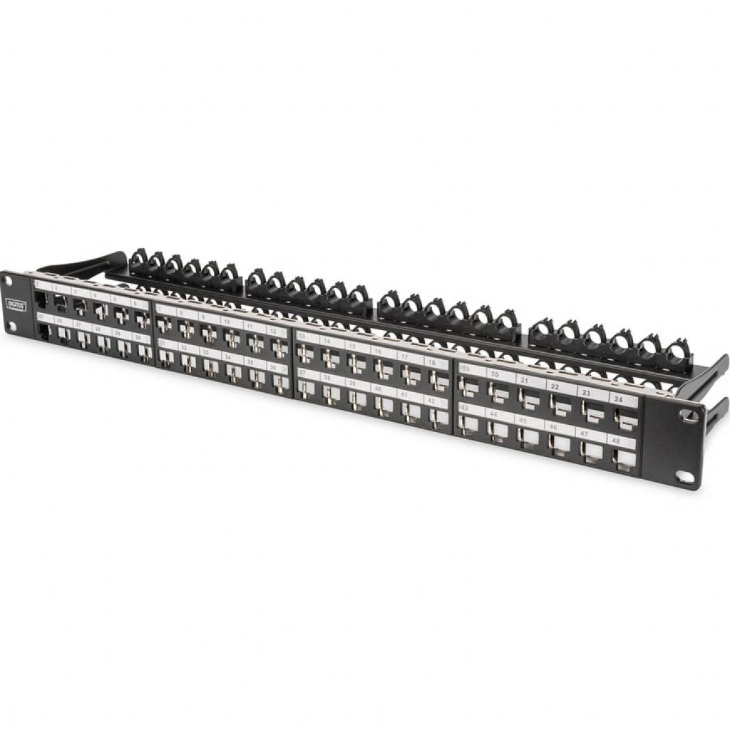 Патч-панель 19" 1U для 48-х модулів Keystone, набірна Digitus (DN-91424) - изображение 1