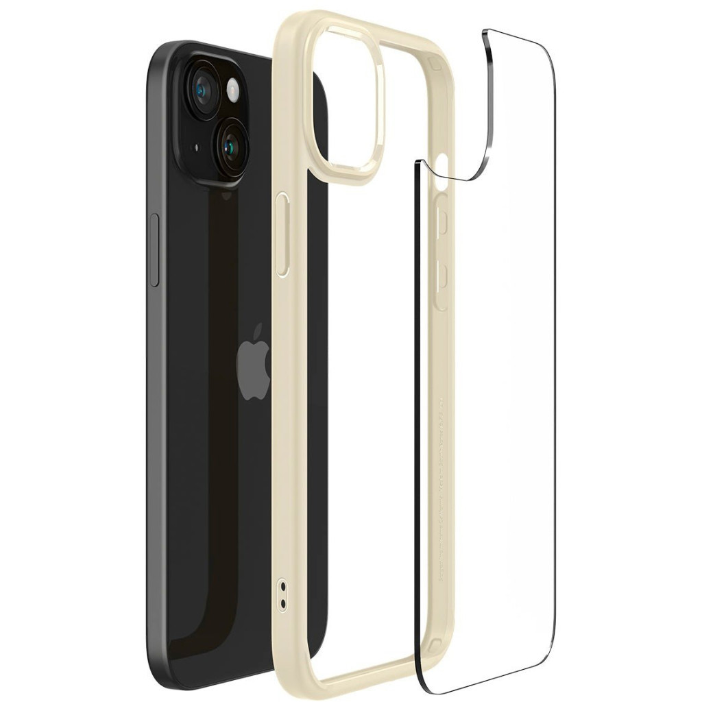 Чохол до мобільного телефона Spigen Apple iPhone 15 Ultra Hybrid Mute Beige (ACS06800) - изображение 4
