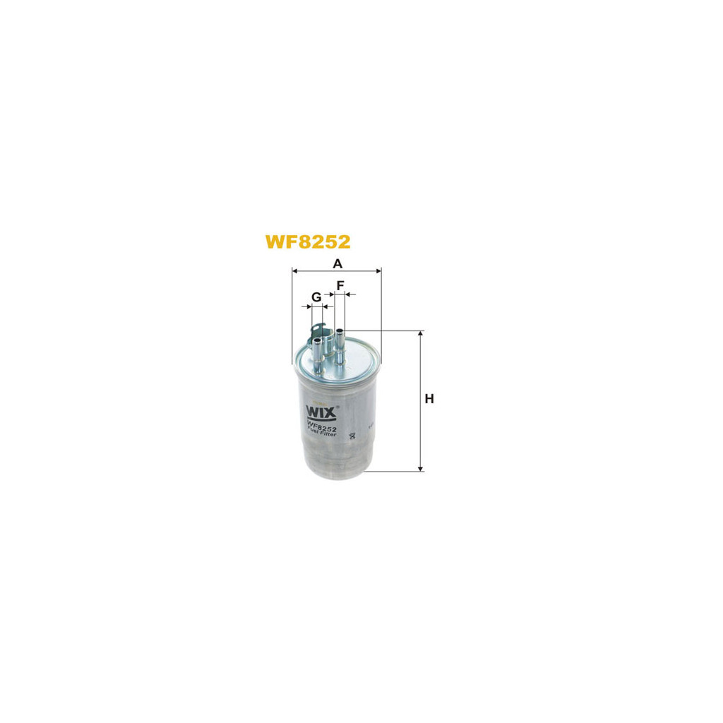 Фільтр паливний Wixfiltron WF8252 - зображення 1
