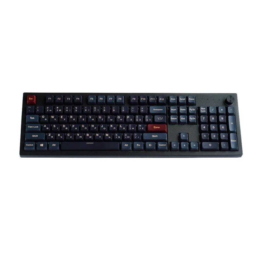 Клавіатура MONTECH MK105DR Full size DR USB UA Black (MK105DR) - зображення 2