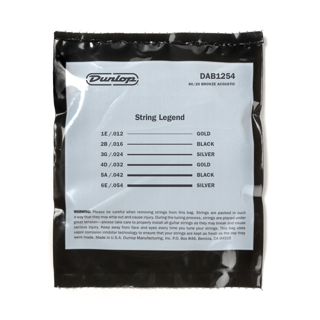 Струни для гітари Jim Dunlop 80/20 Bronze Acoustic Guitar Strings (12-54) (DAB1254) - зображення 3