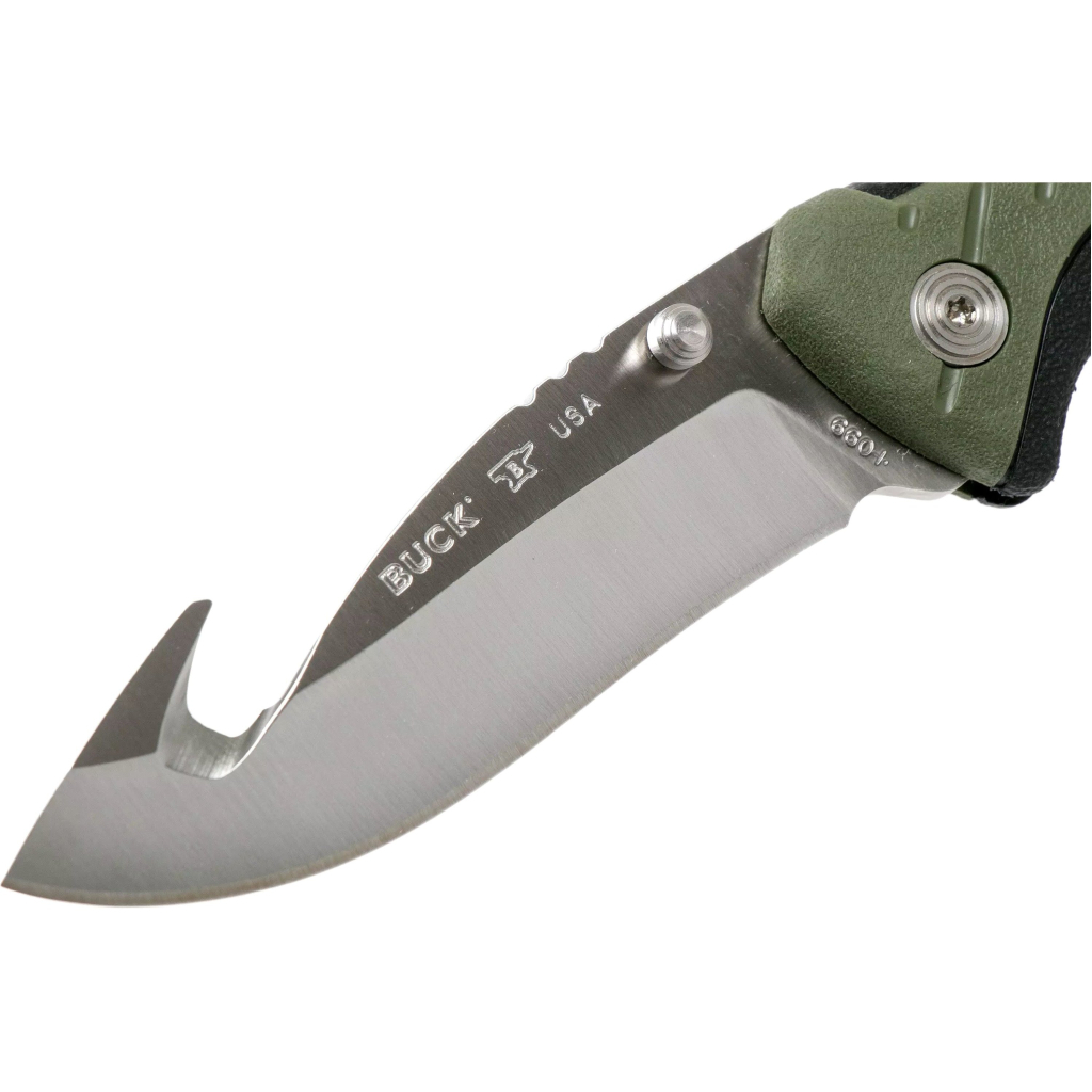 Ніж Buck Folding Pursuit Large Guthook (660GRG) - изображение 3