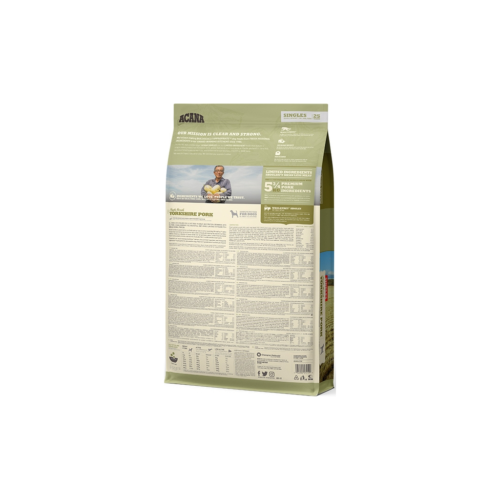 Сухий корм для собак ACANA Yorkshire Pork 11.4 кг (0064992572129) - зображення 4