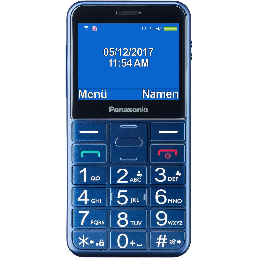 Мобільний телефон Panasonic KX-TU155 Blue (KX-TU155EXCN) - зображення 4