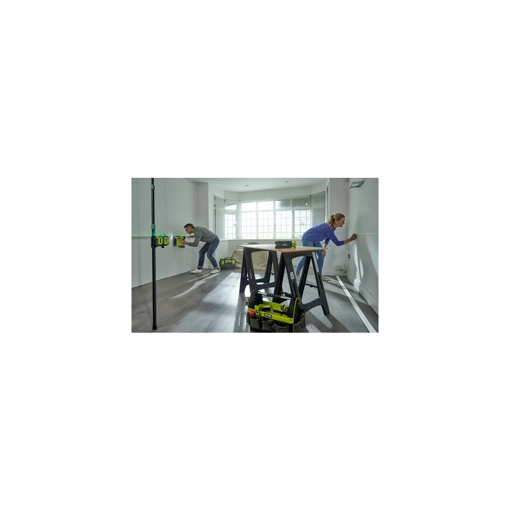 Лазерний нівелір Ryobi RB360GLL, 25 м, 360°, зелений промінь (5133005310) - зображення 6