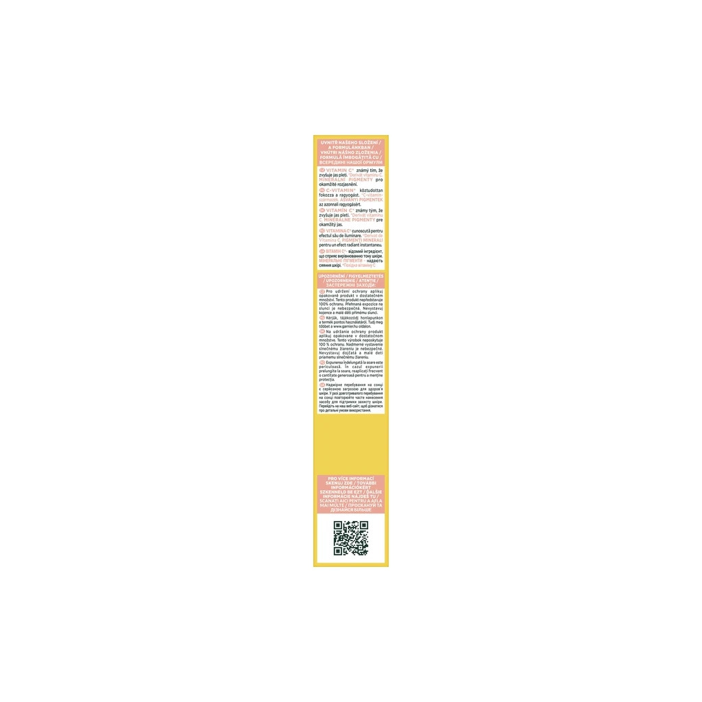 Засіб від засмаги Garnier Skin Naturals Сонцезахисний денний флюїд з вітаміном С SPF50+ 40 мл (3600542573023) - зображення 5