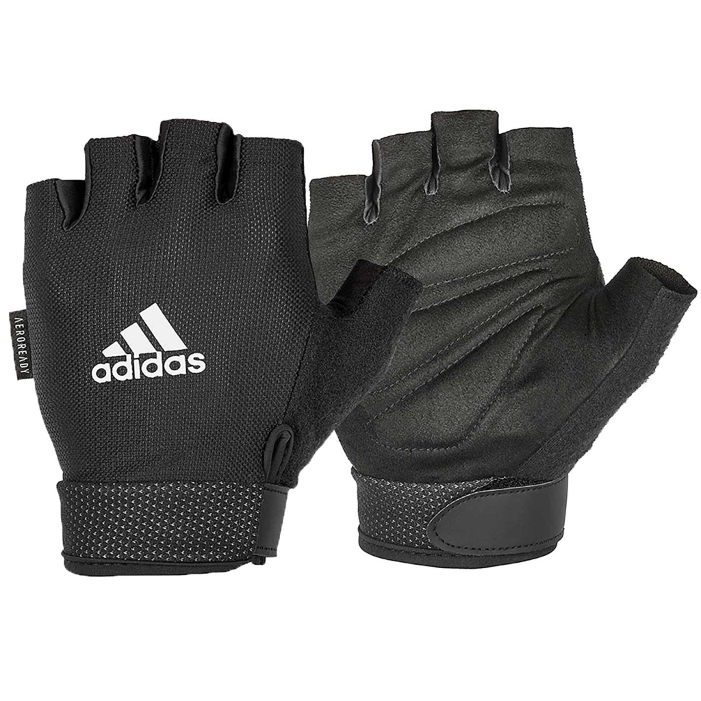 Рукавички для фітнесу Adidas Essential Adjustable Gloves ADGB-12424 чорний M (885652014984) - зображення 1