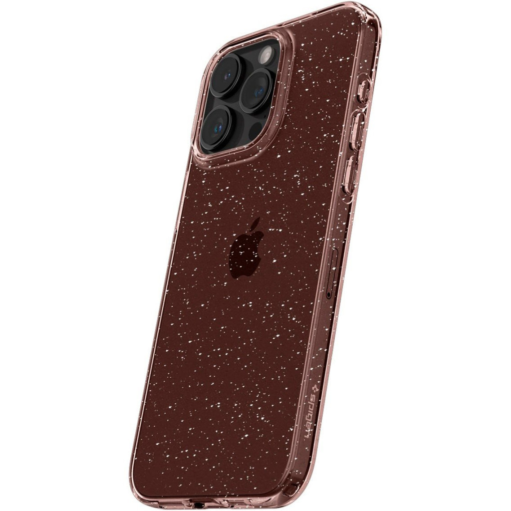 Чохол до мобільного телефона Spigen Apple iPhone 15 Pro Liquid Crystal Glitter Rose Quartz (ACS06702) - изображение 6
