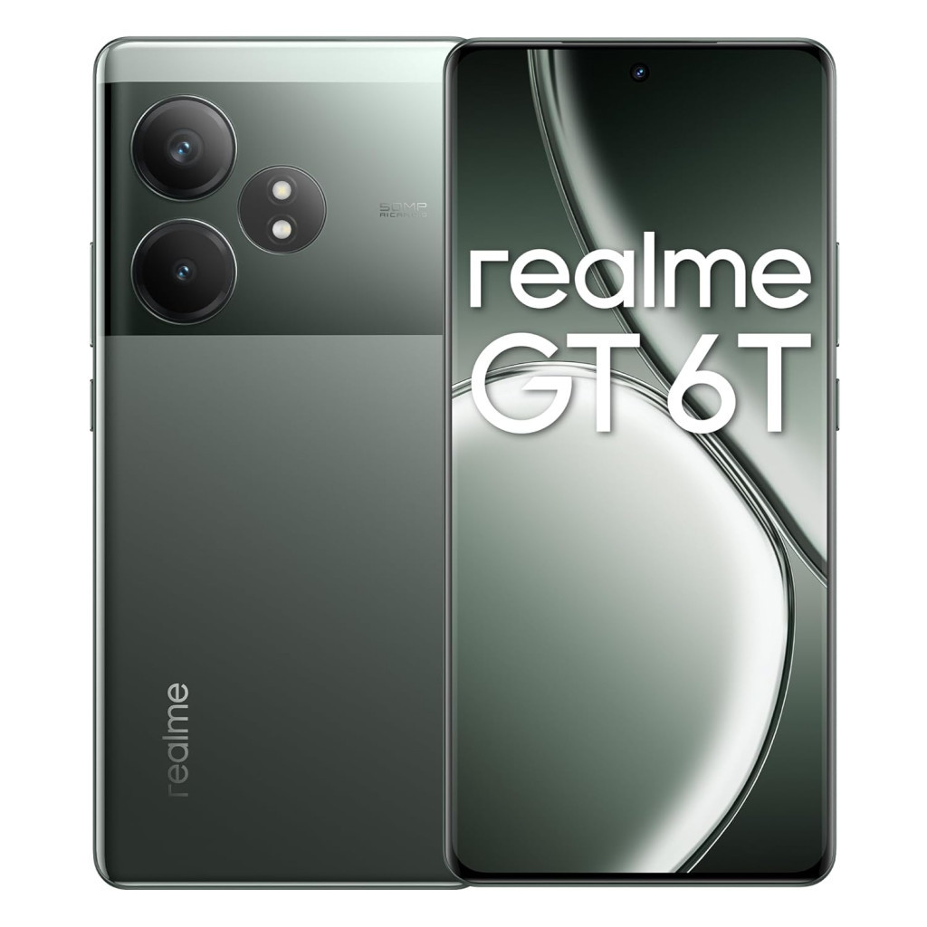 Мобільний телефон realme GT 6T 12/256GB Razor Green - зображення 1