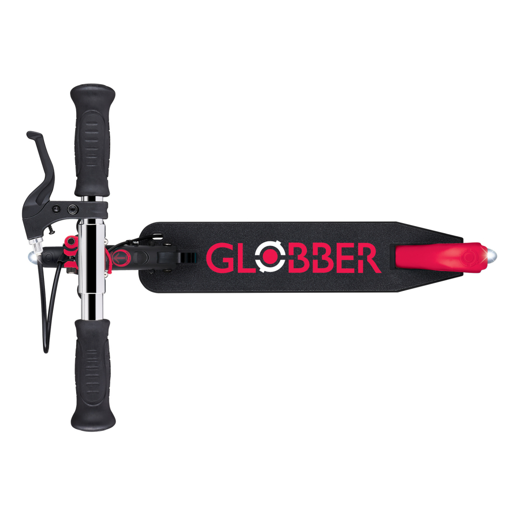 Самокат Globber Flow Element Junior Lights LED,, чорно-червоний (729-102) - изображение 5