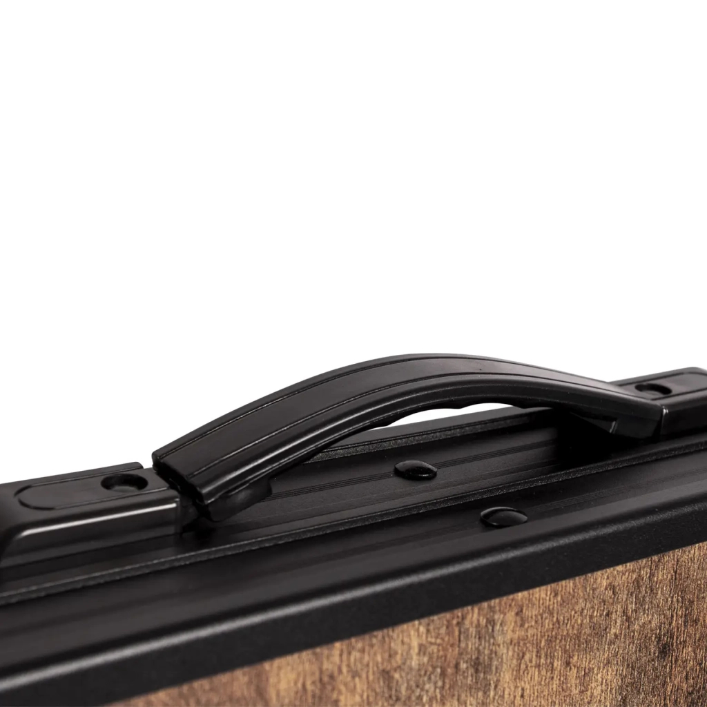 Туристичний стіл Bo-Camp Melrose Oval 120x80 cm Black/Wood look (1404220) - изображение 5