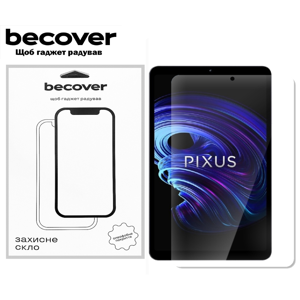 Скло захисне BeCover Pixus Folio 8.4" (711806) - зображення 1