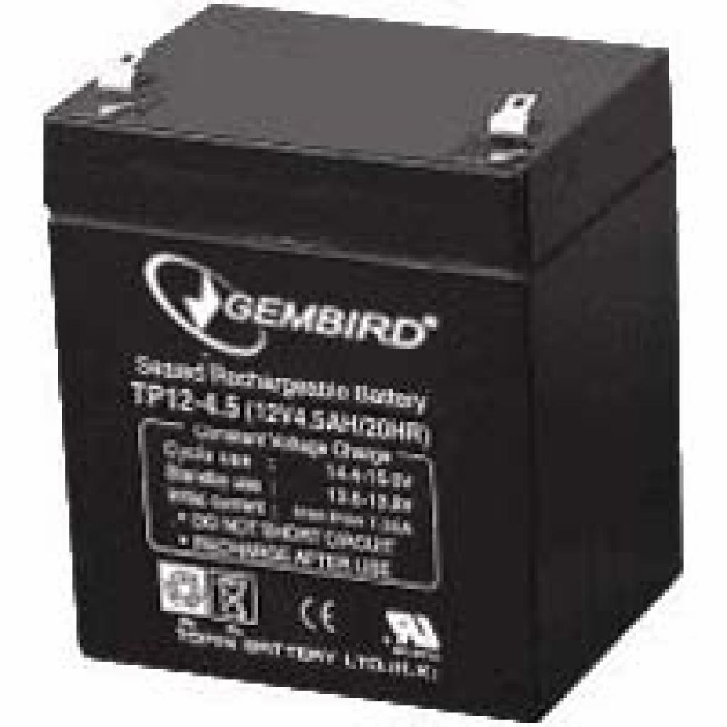 Батарея до ДБЖ 12В 4,5 Ач Gembird (BAT-12V4.5AH_1) - зображення 1