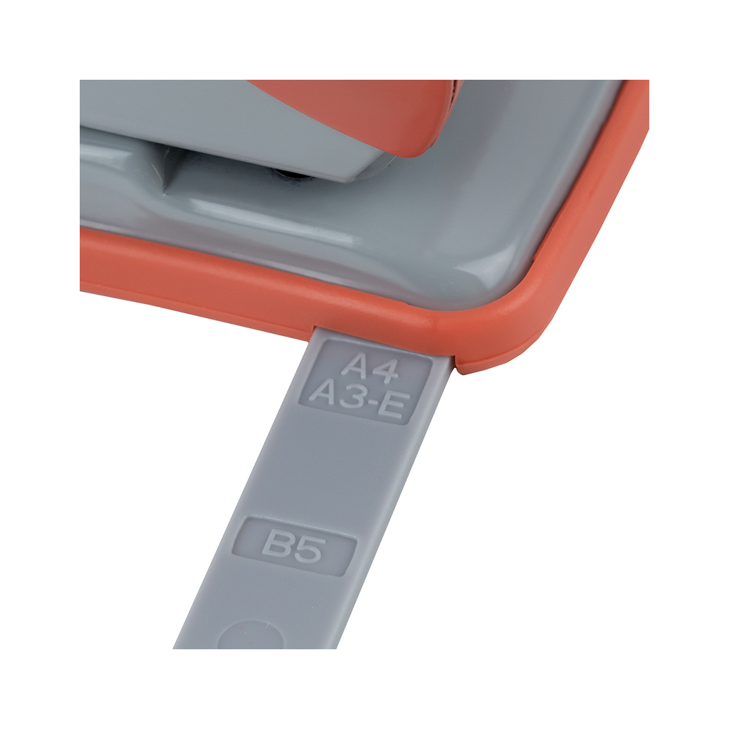 Діркопробивач Axent Exakt-2 металевий, 30арк, Earth colors кораловий (3930-28-A) - зображення 4