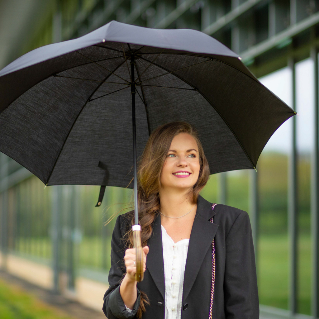 Парасоля Fulton Hampstead-1 L893 - Black (L893-037577) - зображення 2