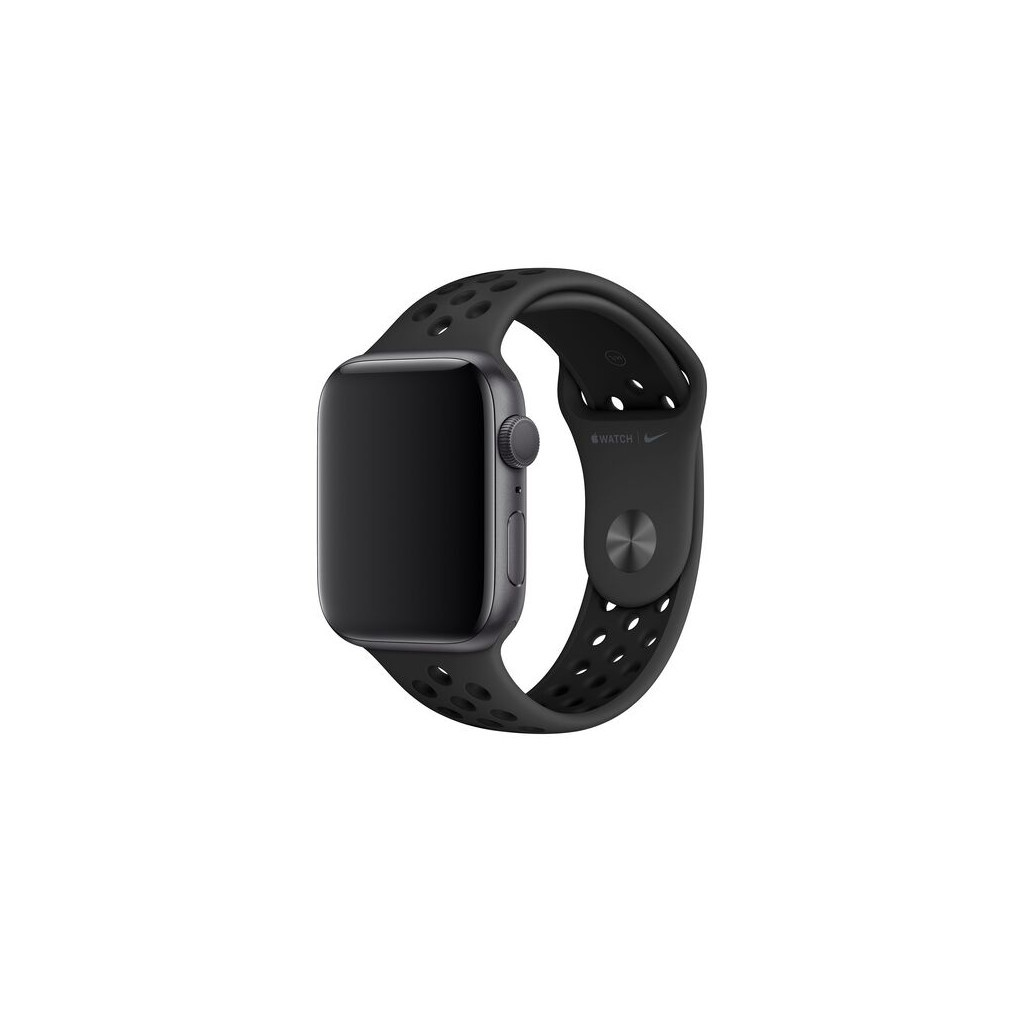 Ремінець до смарт-годинника Apple 44mm Anthracite/Black Nike Sport Band – S/M & M/L (MX8E2ZM/A) - зображення 2