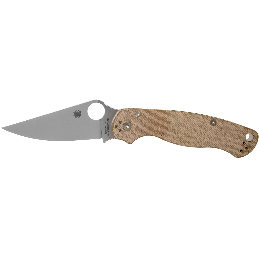 Ніж Spyderco Para Military 2 Brown Micarta CPM Cru-Wear (C81MPCW2) - зображення 1