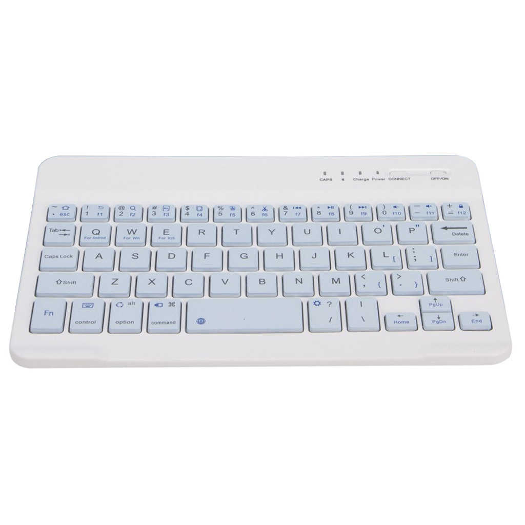 Клавіатура BeCover Bluetooth UA Light Blue (713410) - зображення 2