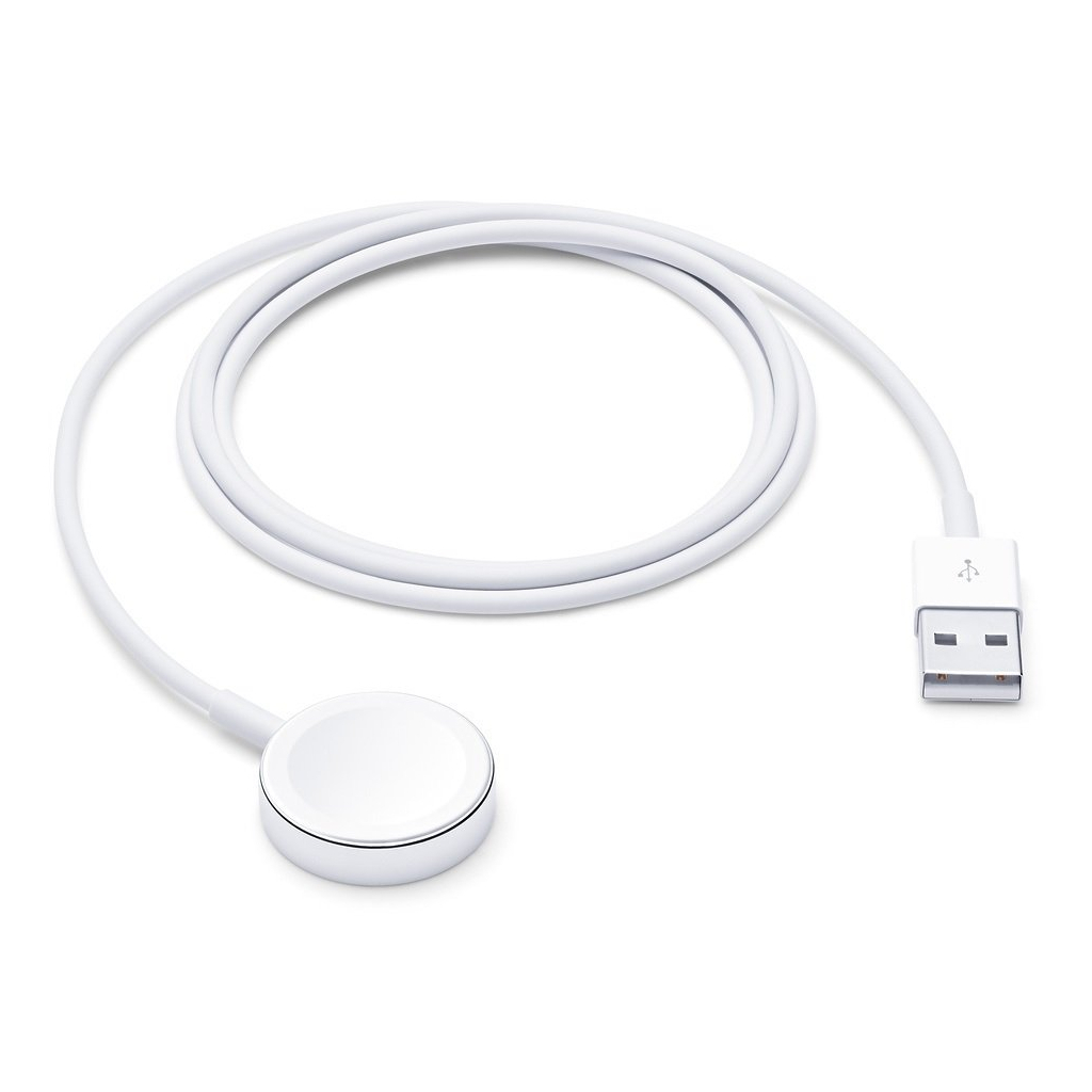 Зарядний пристрій Apple Watch Magnetic Charging to USB Cable 0.3m (MX2G2ZM/A) - зображення 1