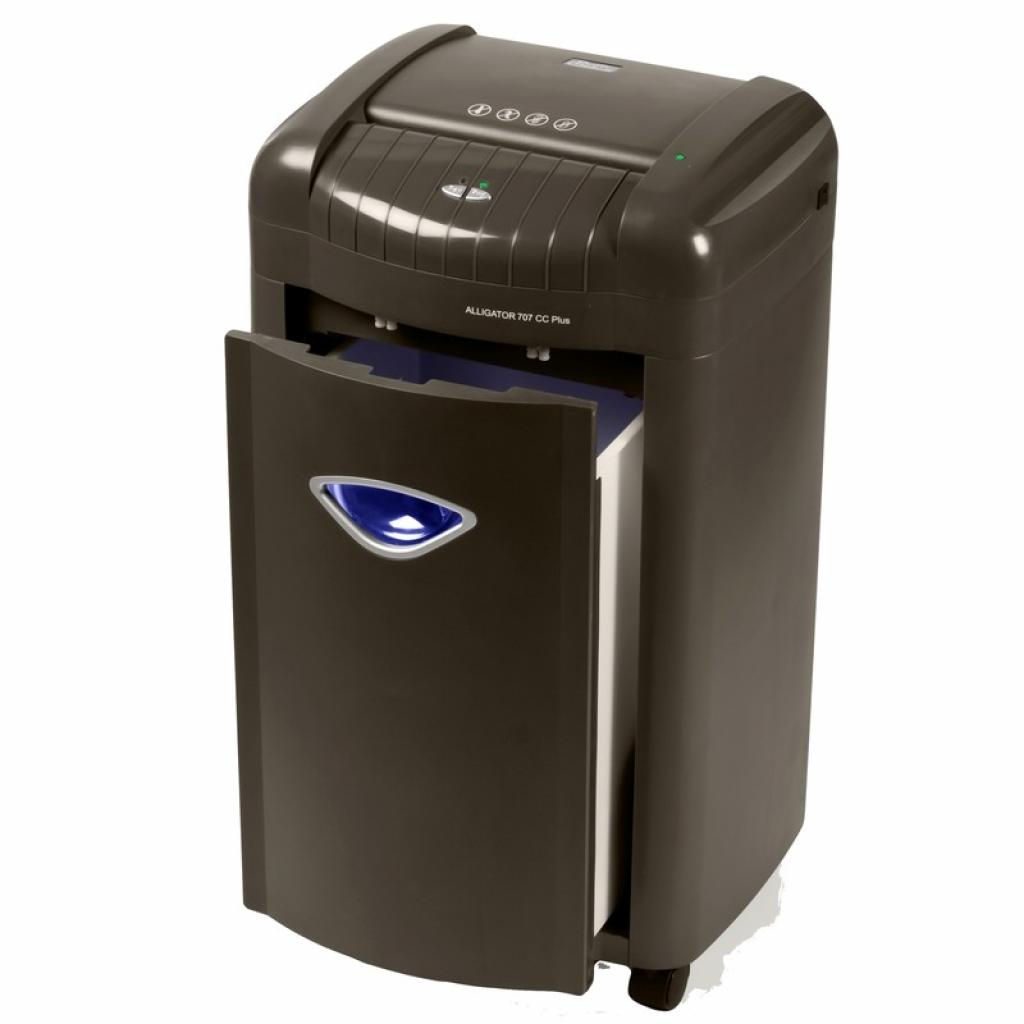 Знищувач документів Alligator 707 CC+ (2x9mm) (6020101) - зображення 5