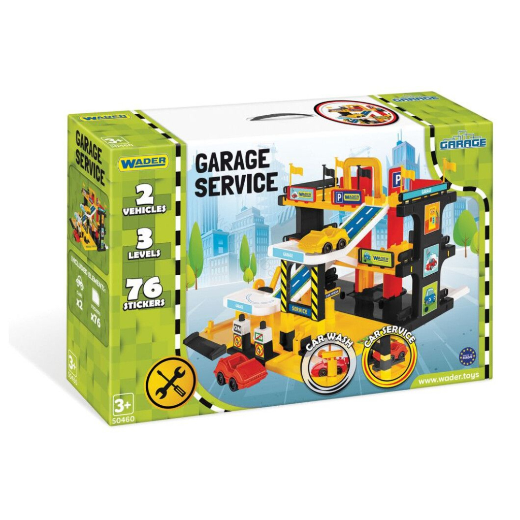 Ігровий набір Wader Гараж "Сервіс" (50460) - зображення 1