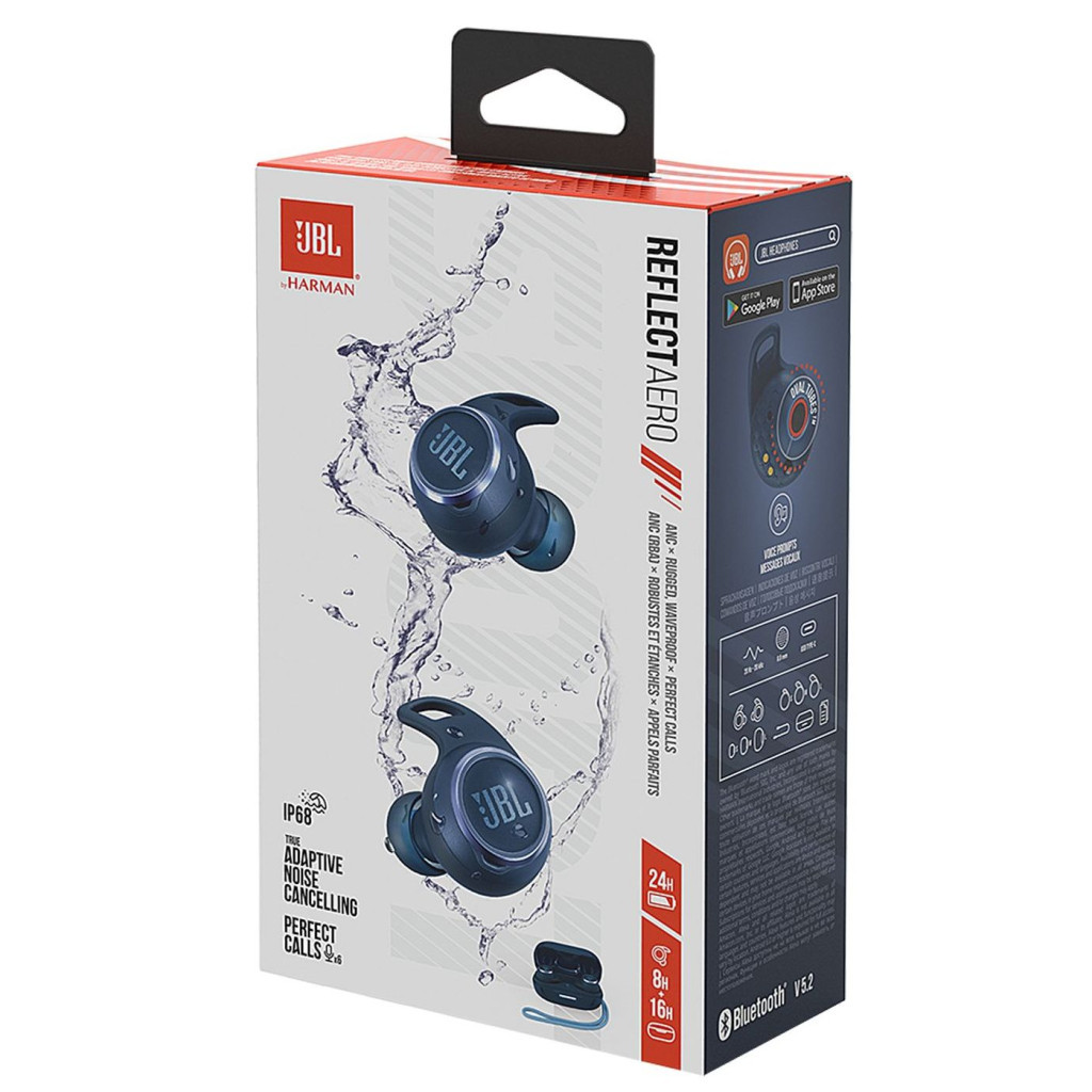 Навушники JBL Reflect Aero TWS Blue (JBLREFLECTAEROBLU) - зображення 10