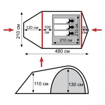 Намет Tramp Grot v2 (TRT-036) - зображення 2