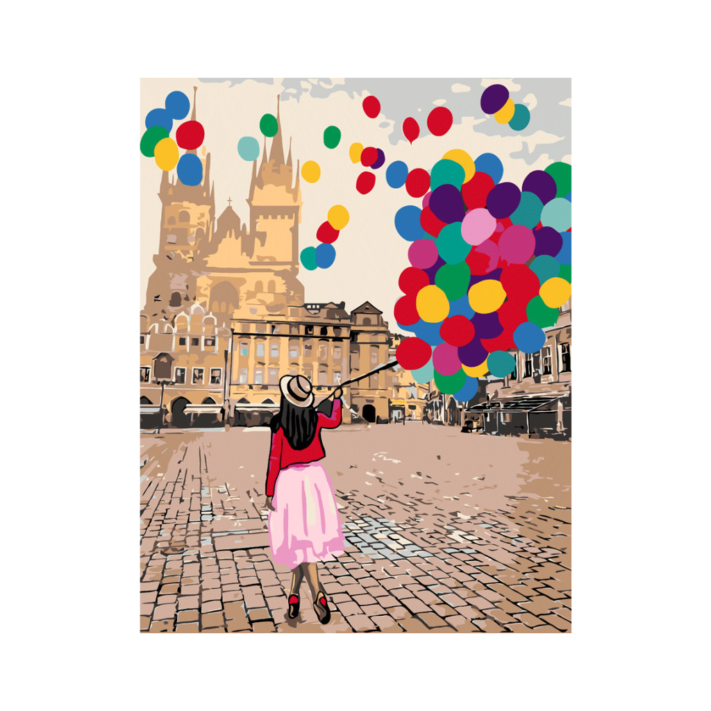 Картина по номерам Rosa Start Прогулянка по Празі 35х45 см (4823098535911) - зображення 1