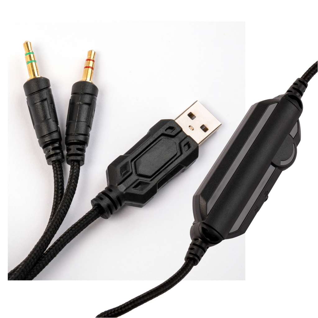 Навушники Vinga HSCU-160 Gaming LED Black (HSCU-160) - зображення 9