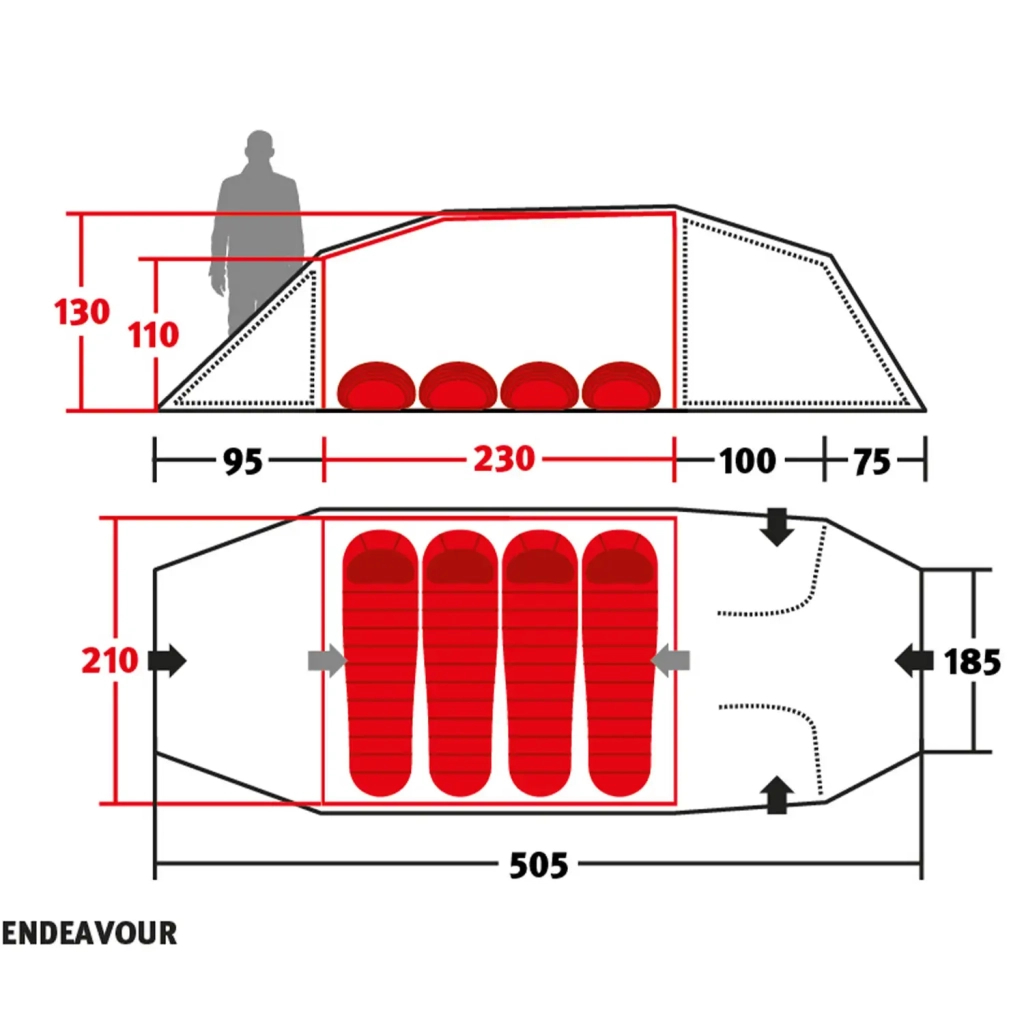 Намет Wechsel Endeavour UL Green (231084) - зображення 12
