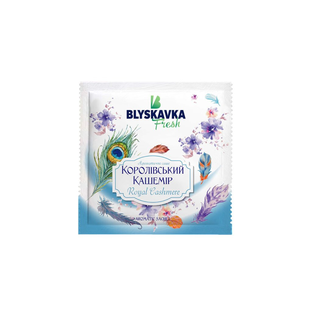 Ароматичне саше Blyskavka Fresh Королівський кашемір 10 г (4820214192775) - зображення 1