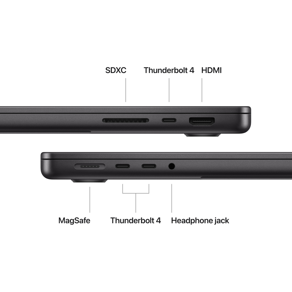 Ноутбук Apple MacBook Pro 14 A2992 M3 Max Space Black (MRX53UA/A) - зображення 5