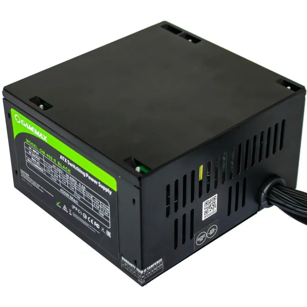 Блок живлення Gamemax GM-400-8CM Black - зображення 4