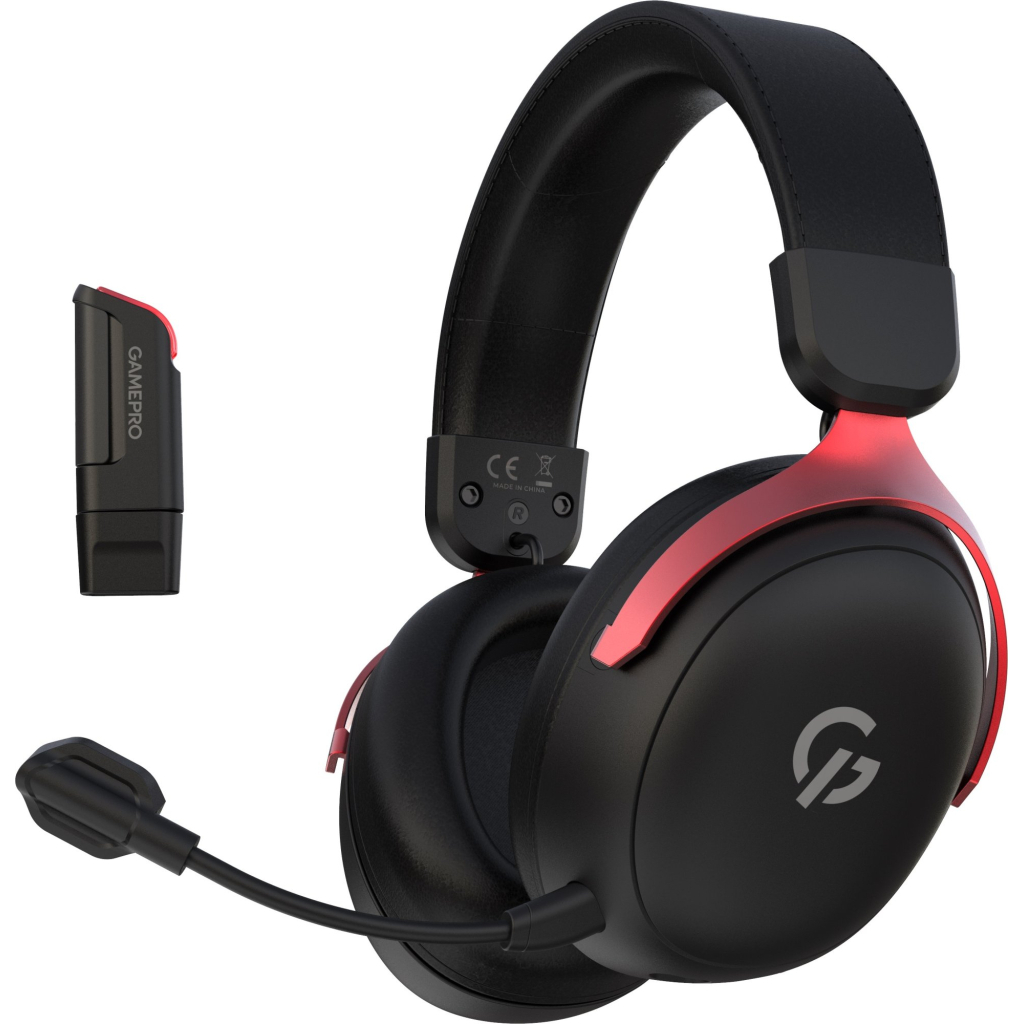 Навушники GamePro Asgard Freya Pro Wireless Black/Red (HSW201BR) - зображення 1