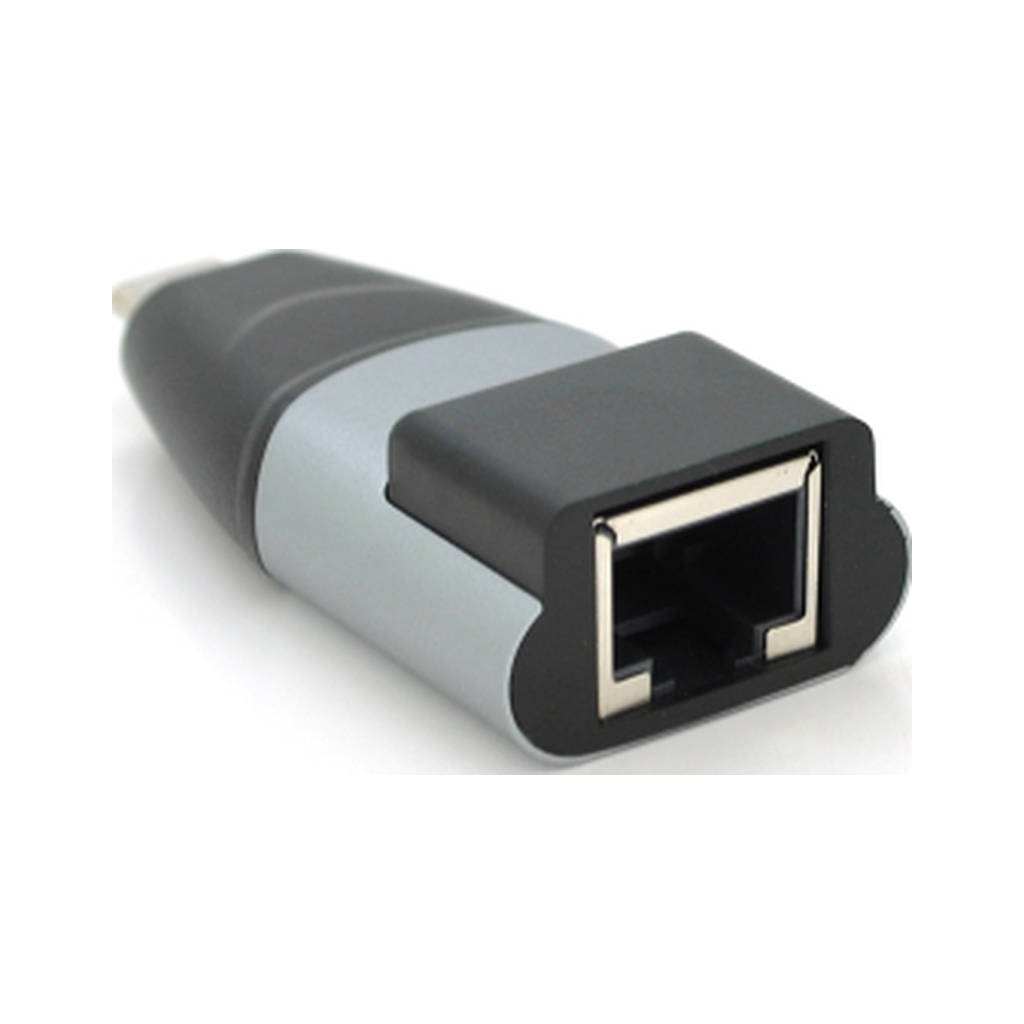 Перехідник USB-C to RJ45 1000Mbps black Voltronic (YT-A-Type-C(M)/RJ-45(F)-B/27019) - зображення 2