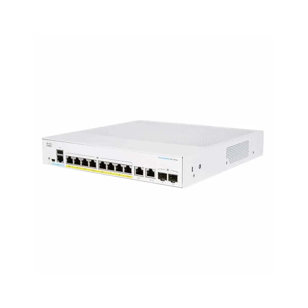 Комутатор мережевий Cisco CBS250-8FP-E-2G-EU - зображення 1