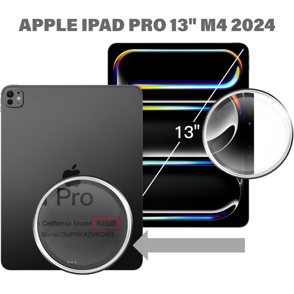 Чохол до планшета BeCover Soft Edge TPU Apple iPad Pro 13" M4 2024 Purple (711719) - зображення 7