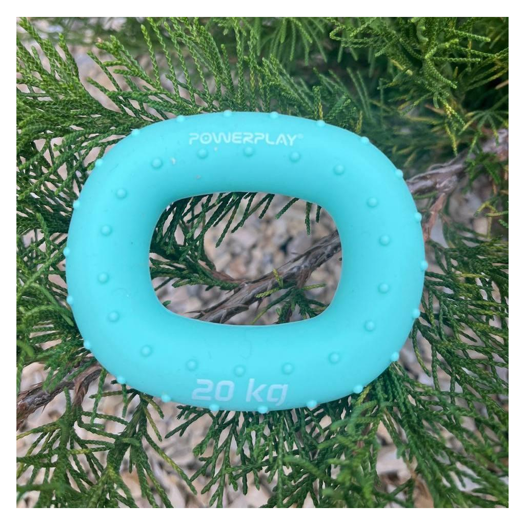 Еспандер PowerPlay PP-4337 Hand Grip Medium 20 кг Зелений (PP_4337_Green_20kg) - зображення 5