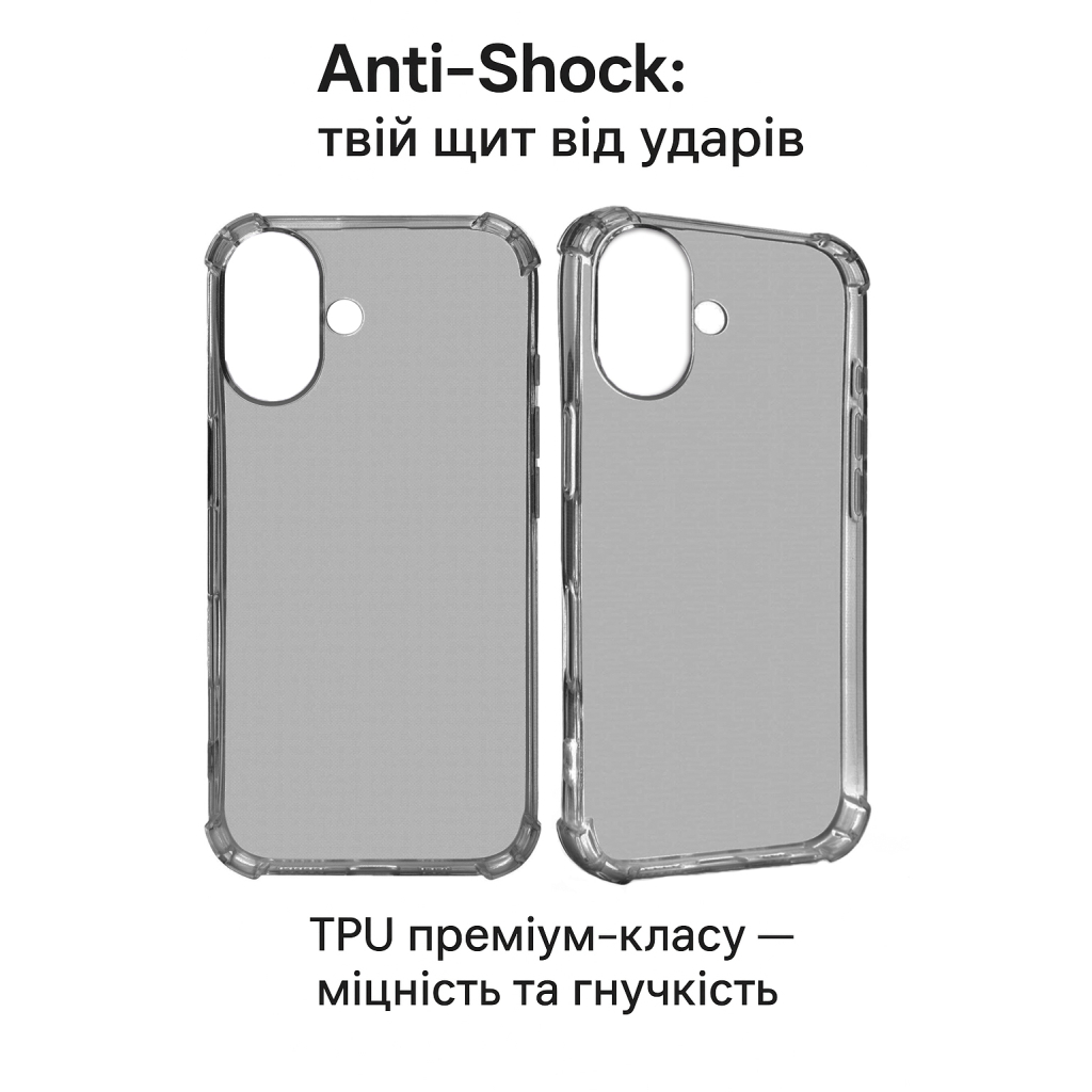 Чохол до мобільного телефона BeCover Anti-Shock Apple iPhone 17 Grey (713794) - зображення 2