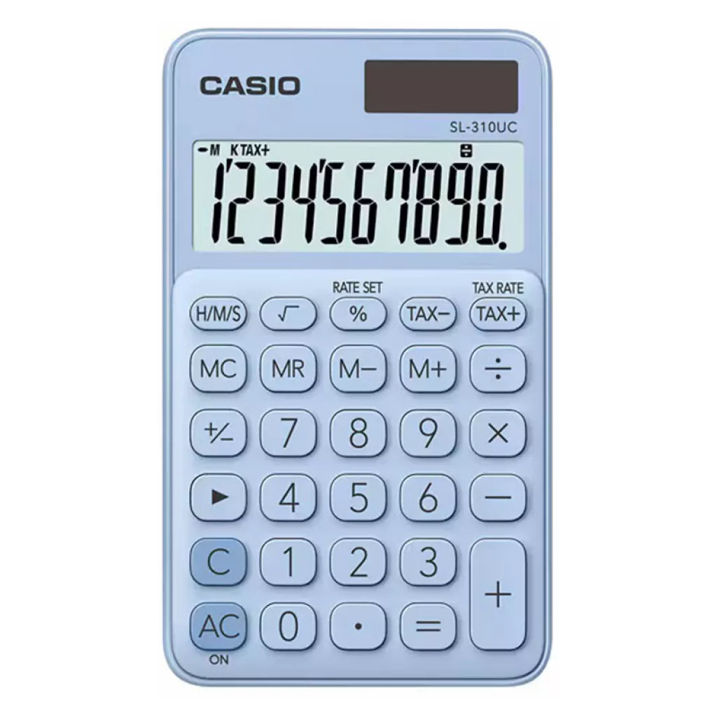 Калькулятор Casio SL-310UC-LB-W-EC (CALC-CAS-SL-310UC-LB) - зображення 1