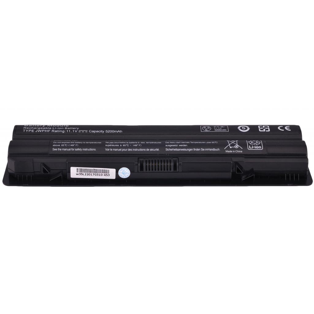 Акумулятор до ноутбука AlSoft Dell XPS 14 J70W7, 4400mAh, 6cell, 11.1V, Li-ion (A47153) - зображення 1
