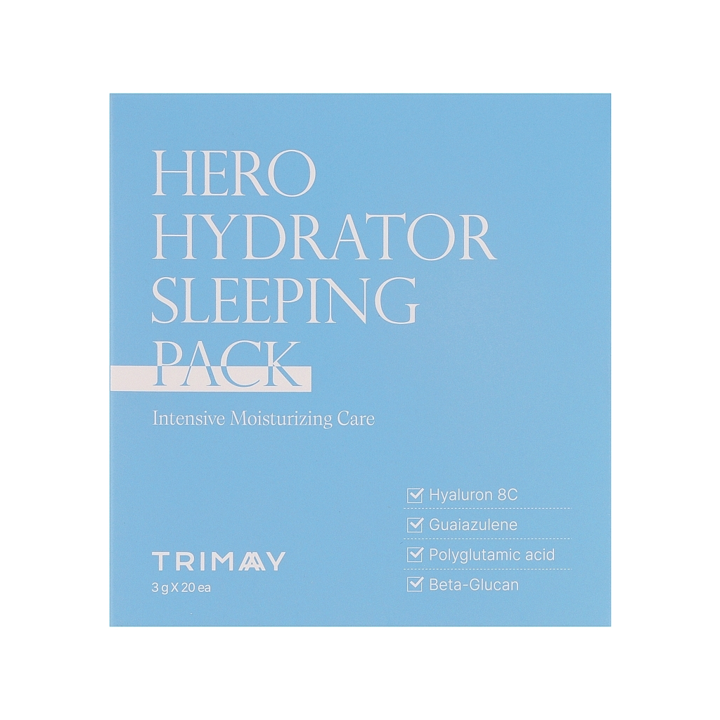 Маска для обличчя Trimay Hero Hydrator Sleeping Pack 20 х 3 г (8809822540600) - зображення 1